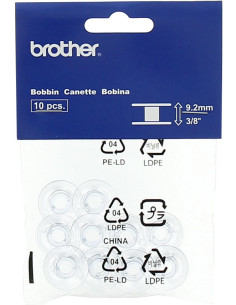 Bobinas Brother originales de 9,2 mm para máquinas de coser