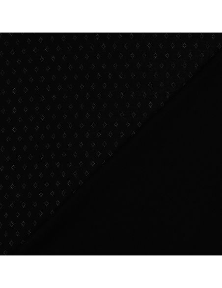 Tejido de punto jersey calado - Negro