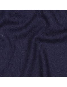 Tejido de punto jersey calado - Azul marino