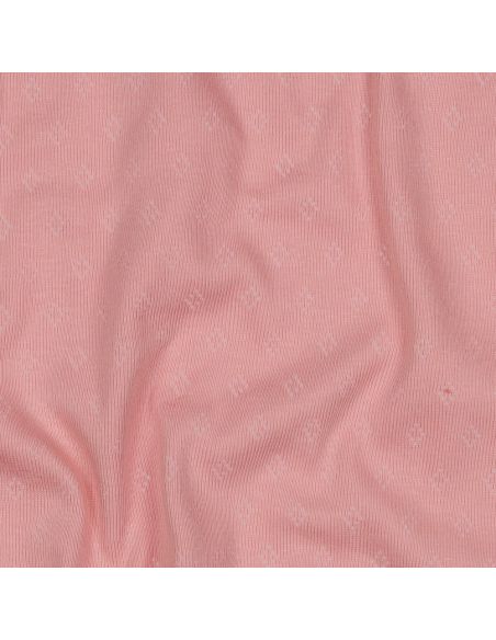 Tejido de punto jersey calado - Rosa