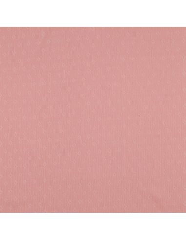Tejido de punto jersey calado - Rosa