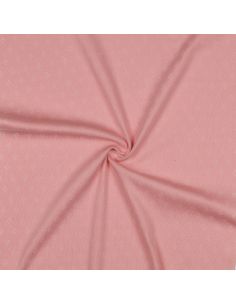 Tejido de punto jersey calado - Rosa 2