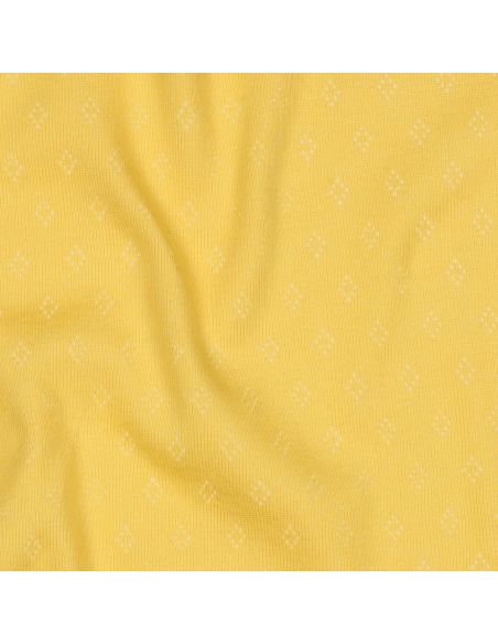 Tejido de punto jersey calado - Amarillo claro