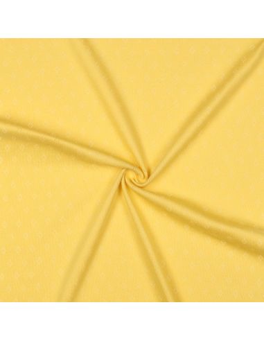 Tejido de punto jersey calado - Amarillo claro