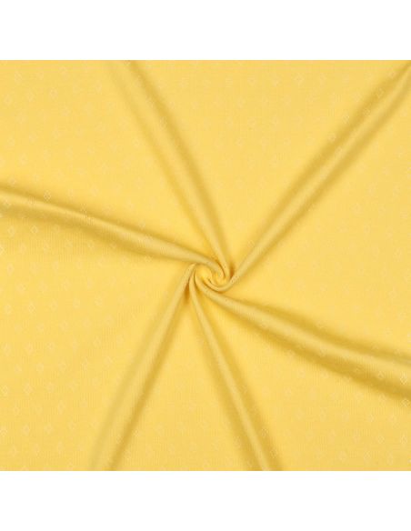 Tejido de punto jersey calado - Amarillo claro