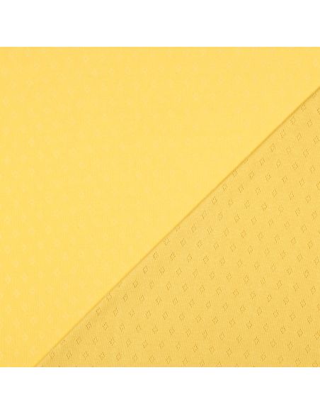 Tejido de punto jersey calado - Amarillo claro