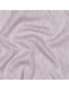 Tejido de punto jersey calado - Lila