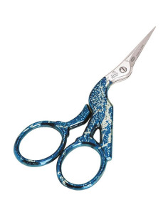 Tijeras de bordado cigüeña Premax 9 cm - Azul