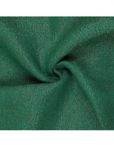 Tela de yute lurex - Verde