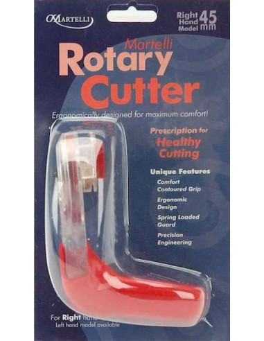 Cortador rotativo ergonómico Martelli de 45 mm