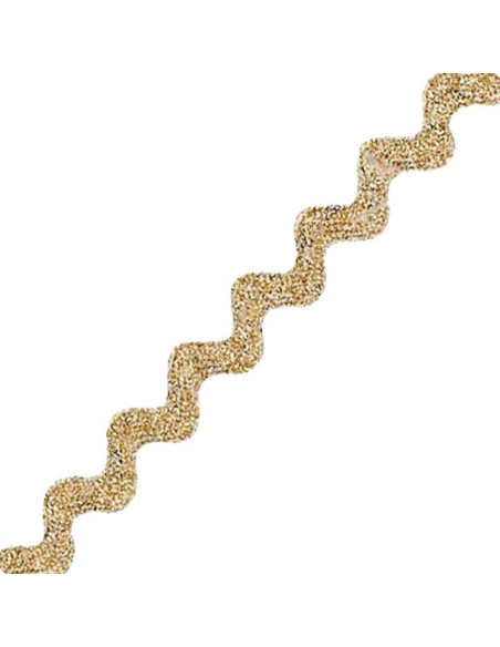Serpentina - Croquet 10 mm - Lurex Oro