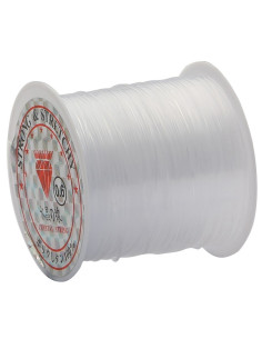 Hilo de perlas de plástico 0,6 mm - Transparente
