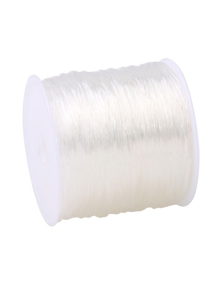 Hilo elástico para perlas 0,80 mm - Transparente