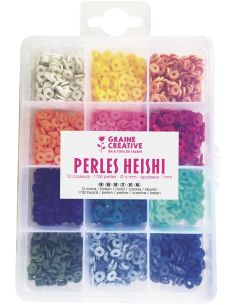 Caja de 1750 cuentas Heishi - Tendencia