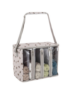 Bolsa de labores para tejer - Abeja