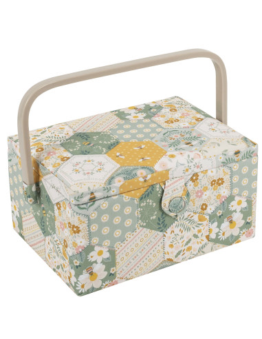 Caja de costura - Patchwork abeja