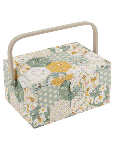 Caja de costura - Patchwork abeja