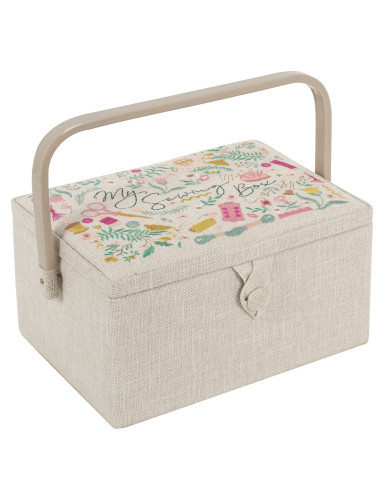 Caja de costura con bordado - Mi costura