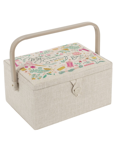 Caja de costura con bordado - Mi costura