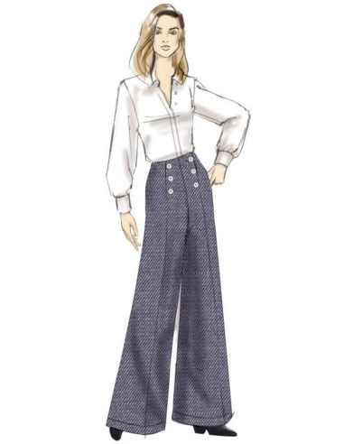 Patrón de pantalón - Vogue 9282