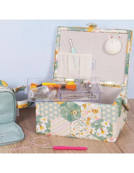 Caja de costura - Patchwork abeja