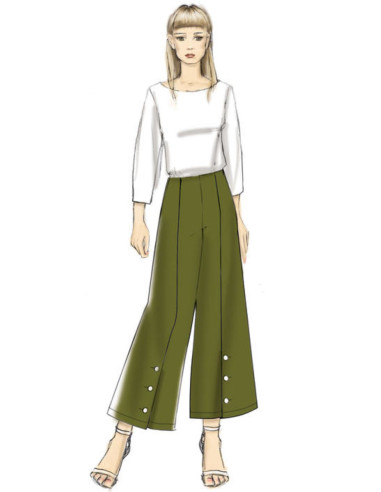 Patrón de pantalón - Vogue 9282
