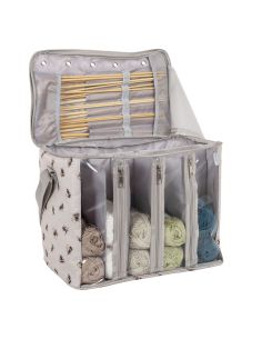 Bolsa de labores para tejer - Abeja 2