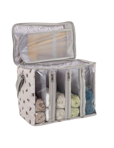 Bolsa de labores para tejer - Abeja