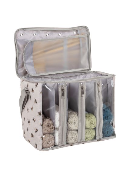 Bolsa de labores para tejer - Abeja