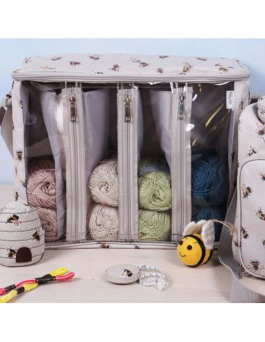 Bolsa de labores para tejer - Abeja