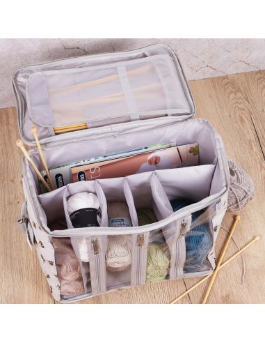 Bolsa de labores para tejer - Abeja