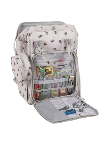 Bolsa de mano para tejer y crochet - Abeja