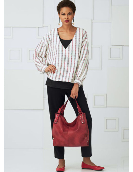 Patrón de blusa, falda y pantalón - Vogue 9286