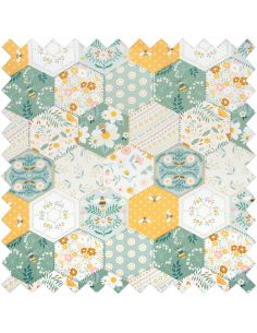 Bolsa para máquina de coser - Patchwork abeja 2