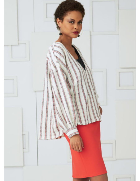 Patrón de blusa, falda y pantalón - Vogue 9286