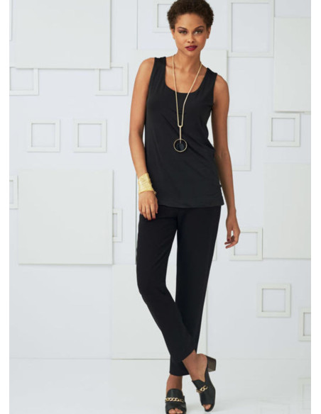 Patrón de blusa, falda y pantalón - Vogue 9286