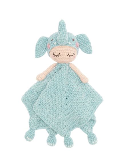 Kit de crochet manta de peluche - Elefante