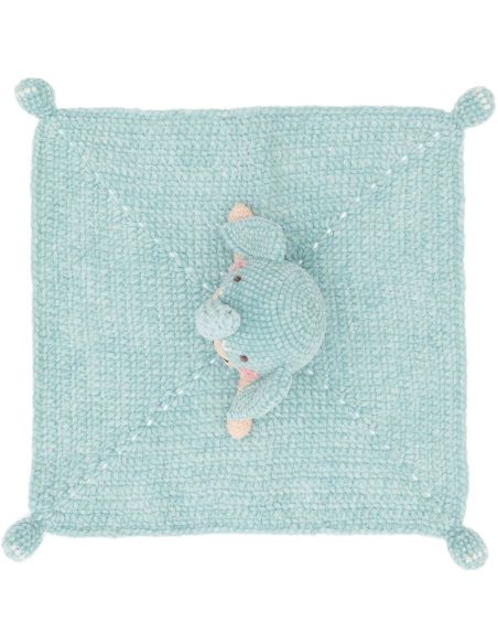 Kit de crochet manta de peluche - Elefante