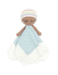 Kit de ganchillo para manta de peluche - Arcoíris pastel