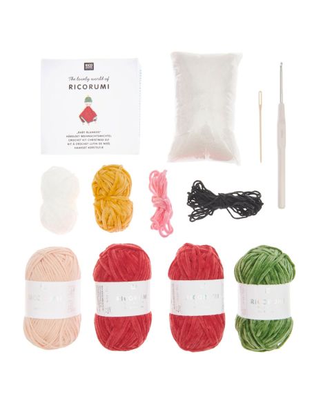Kit de ganchillo para manta de peluche - Navidad