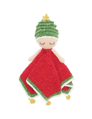 Kit de ganchillo para manta de peluche - Navidad