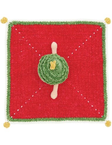 Kit de ganchillo para manta de peluche - Navidad