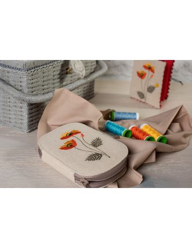 Kit de costura - Amapolas