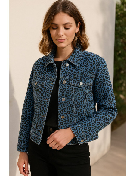 Tela vaquera Denim - Animal