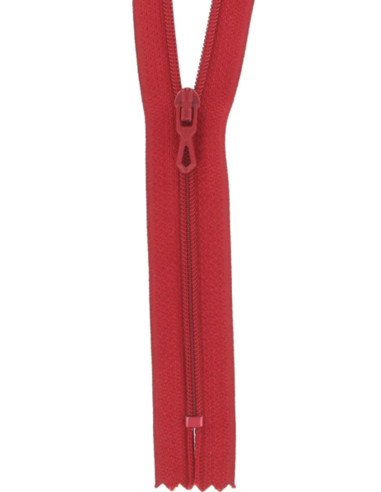 Cremallera de nylon - Rojo bermellón