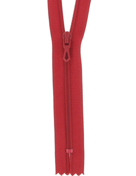Cremallera de nylon - Rojo bermellón