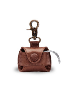 Funda de cuero para cinta métrica Muud Malmö Hook - Marrón Rico 2