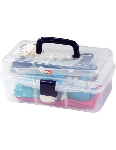 Caja de costura transparente