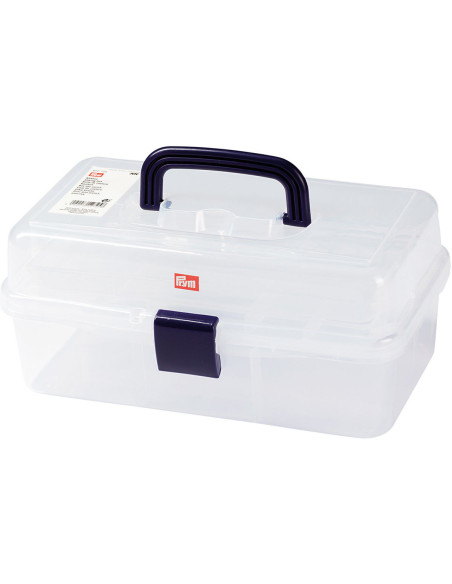 Caja de costura transparente