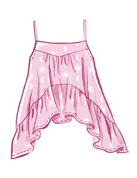 Patrón de blusa, short y pantalón - McCall's 8587